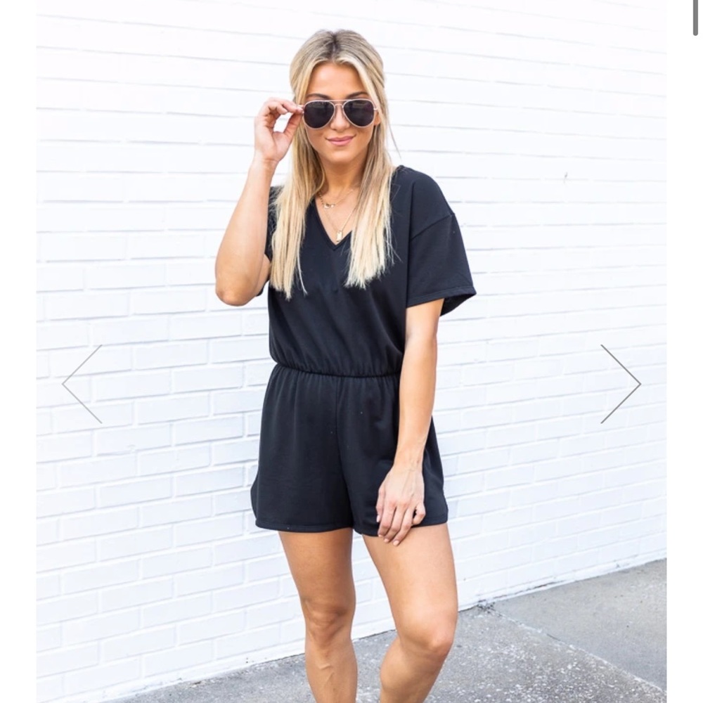 Pink Lily Romper